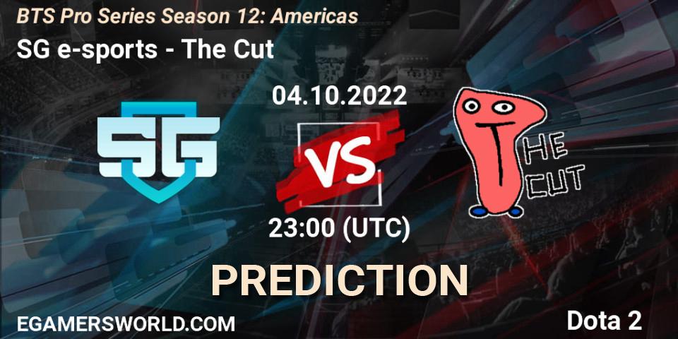 Pronóstico SG e-sports - The Cut. 04.10.2022 at 22:21, Dota 2, BTS Pro Series Season 12: Americas