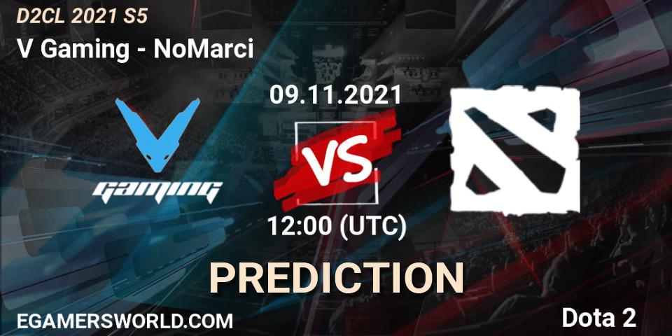 Pronóstico V Gaming - NoMarci. 09.11.2021 at 12:28, Dota 2, Dota 2 Champions League 2021 Season 5
