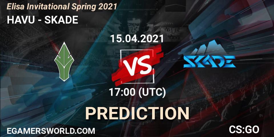 Pronóstico HAVU - SKADE. 15.04.2021 at 17:00, Counter-Strike (CS2), Elisa Invitational Spring 2021