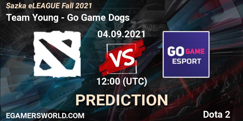 Pronóstico Team Young - Go Game Dogs. 04.09.2021 at 13:30, Dota 2, Sazka eLEAGUE Fall 2021