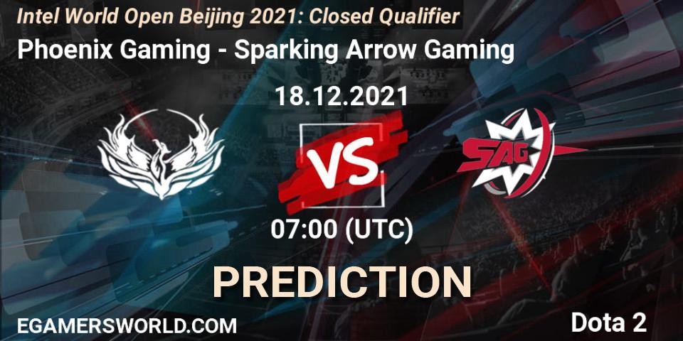 Pronóstico Phoenix Gaming - Sparking Arrow Gaming. 18.12.2021 at 07:01, Dota 2, Intel World Open Beijing: Closed Qualifier