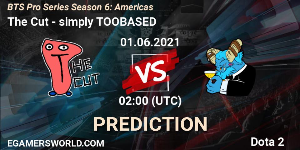 Pronóstico The Cut - simply TOOBASED. 01.06.2021 at 02:58, Dota 2, BTS Pro Series Season 6: Americas