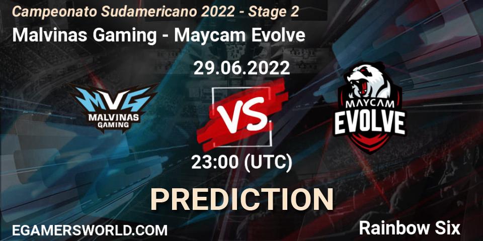 Pronóstico Malvinas Gaming - Maycam Evolve. 29.06.2022 at 23:00, Rainbow Six, Campeonato Sudamericano 2022 - Stage 2
