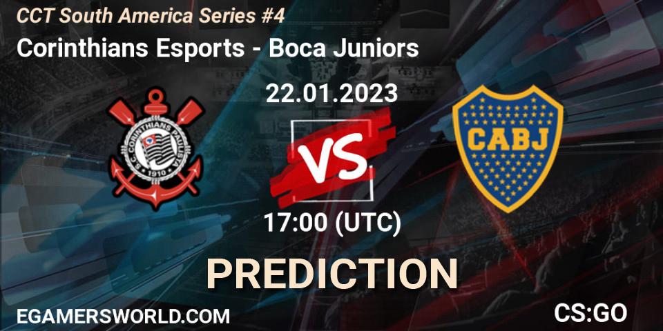 Pronóstico Corinthians Esports - Boca Juniors. 22.01.2023 at 17:00, Counter-Strike (CS2), CCT South America Series #4
