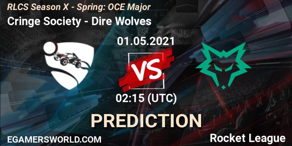 Pronóstico Cringe Society - Dire Wolves. 01.05.2021 at 02:15, Rocket League, RLCS Season X - Spring: OCE Major