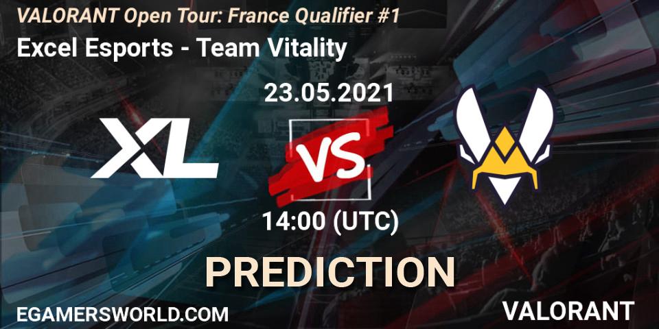 Pronóstico Excel Esports - Team Vitality. 23.05.2021 at 14:00, VALORANT, VALORANT Open Tour: France Qualifier #1