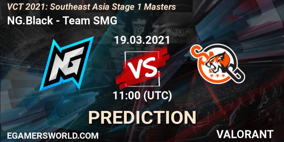 Pronóstico NG.Black - Team SMG. 19.03.2021 at 11:50, VALORANT, VCT 2021: Southeast Asia Stage 1 Masters