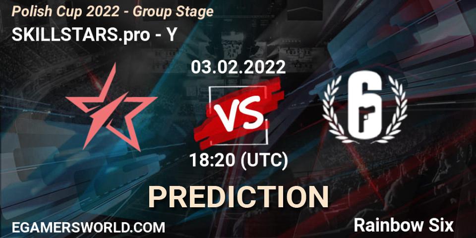 Pronóstico SKILLSTARS.pro - YŚ. 03.02.2022 at 18:20, Rainbow Six, Polish Cup 2022 - Group Stage