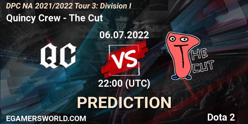 Pronóstico Quincy Crew - The Cut. 06.07.22, Dota 2, DPC NA 2021/2022 Tour 3: Division I