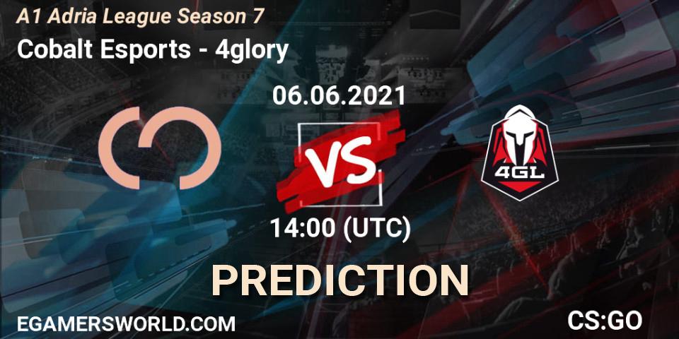 Pronóstico Cobalt Esports - 4glory. 06.06.2021 at 14:00, Counter-Strike (CS2), A1 Adria League Season 7