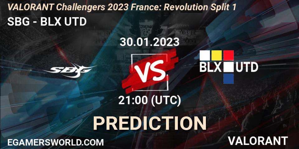 Pronóstico SBG - BLX UTD. 30.01.23, VALORANT, VALORANT Challengers 2023 France: Revolution Split 1