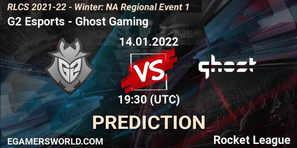 Pronóstico G2 Esports - Ghost Gaming. 14.01.2022 at 19:30, Rocket League, RLCS 2021-22 - Winter: NA Regional Event 1
