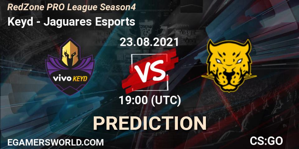 Pronóstico Keyd - Jaguares Esports. 23.08.2021 at 19:00, Counter-Strike (CS2), RedZone PRO League Season 4
