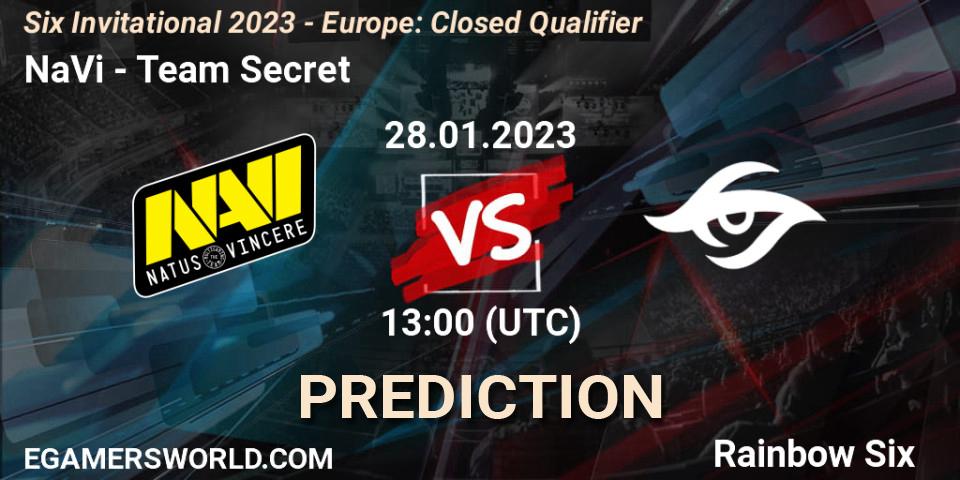 Pronóstico NaVi - Team Secret. 28.01.23, Rainbow Six, Six Invitational 2023 - Europe: Closed Qualifier