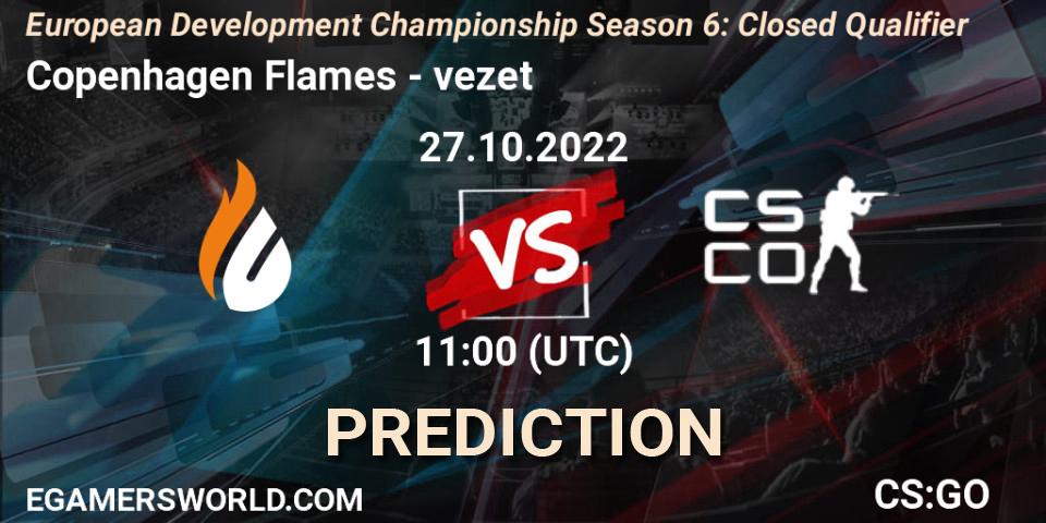 Pronóstico Copenhagen Flames - vezet. 27.10.2022 at 11:00, Counter-Strike (CS2), European Development Championship Season 6: Closed Qualifier