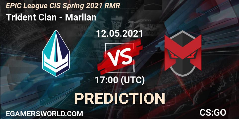 Pronóstico Trident Clan - Marlian. 12.05.2021 at 17:00, Counter-Strike (CS2), EPIC League CIS Spring 2021 RMR