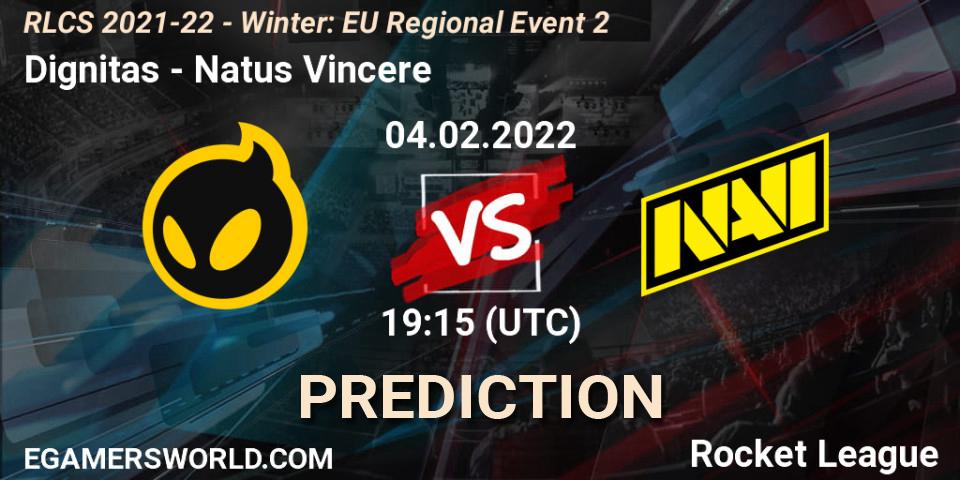 Pronóstico Dignitas - Natus Vincere. 04.02.2022 at 19:15, Rocket League, RLCS 2021-22 - Winter: EU Regional Event 2