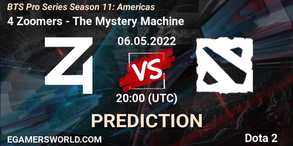 Pronóstico Nouns - The Mystery Machine. 06.05.2022 at 20:00, Dota 2, BTS Pro Series Season 11: Americas