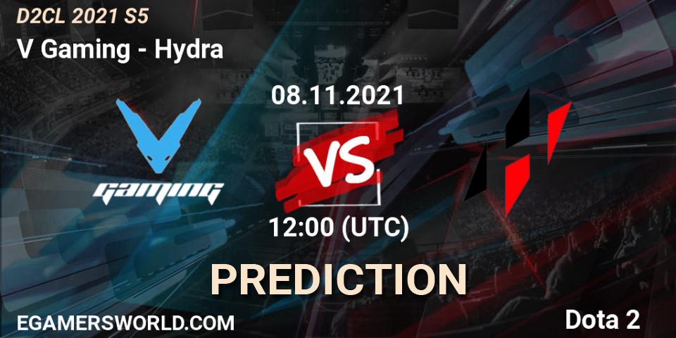 Pronóstico V Gaming - Hydra. 08.11.2021 at 11:59, Dota 2, Dota 2 Champions League 2021 Season 5