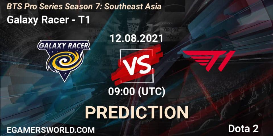 Pronóstico Galaxy Racer - T1. 12.08.2021 at 09:23, Dota 2, BTS Pro Series Season 7: Southeast Asia