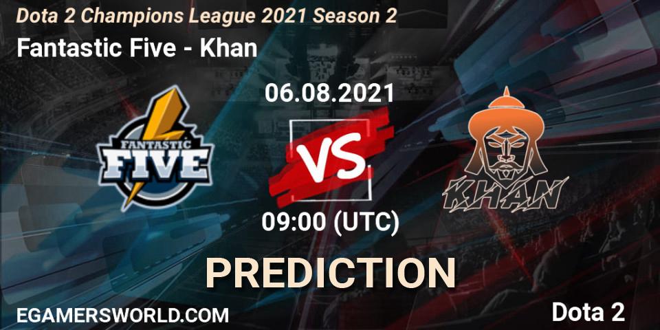 Pronóstico Fantastic Five - Khan. 06.08.2021 at 12:03, Dota 2, Dota 2 Champions League 2021 Season 2