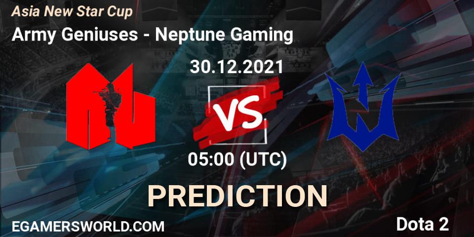 Pronóstico Army Geniuses - Neptune Gaming. 30.12.2021 at 05:13, Dota 2, Asia New Star Cup