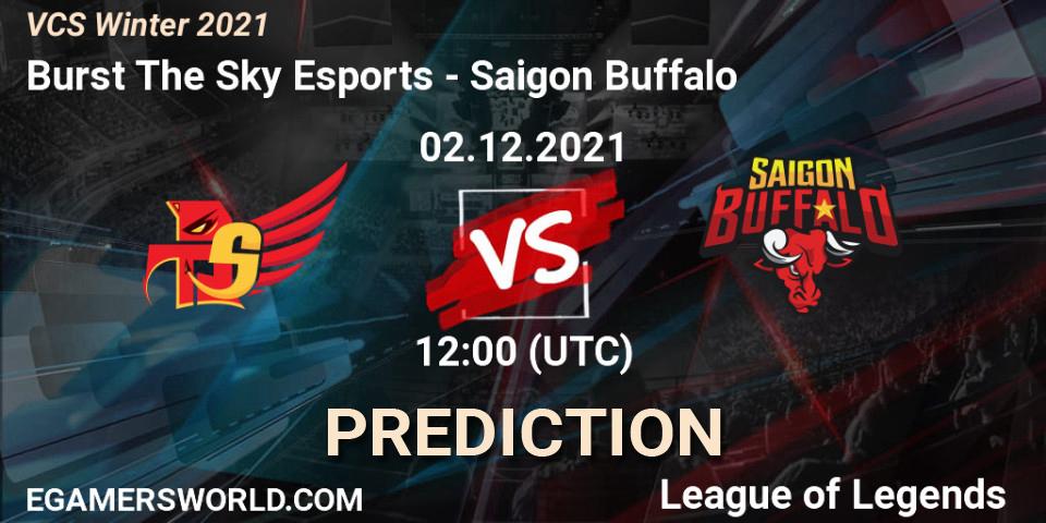 Pronóstico Burst The Sky Esports - Saigon Buffalo. 02.12.2021 at 12:00, LoL, VCS Winter 2021