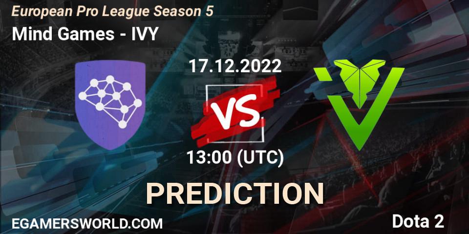 Pronóstico YNT - IVY. 17.12.22, Dota 2, European Pro League Season 5