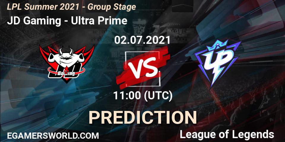 Pronóstico JD Gaming - Ultra Prime. 02.07.2021 at 11:00, LoL, LPL Summer 2021 - Group Stage