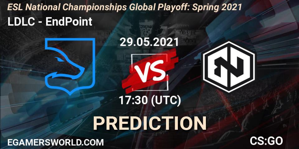 Pronóstico LDLC - EndPoint. 29.05.21, CS2 (CS:GO), ESL National Championships Global Playoff: Spring 2021