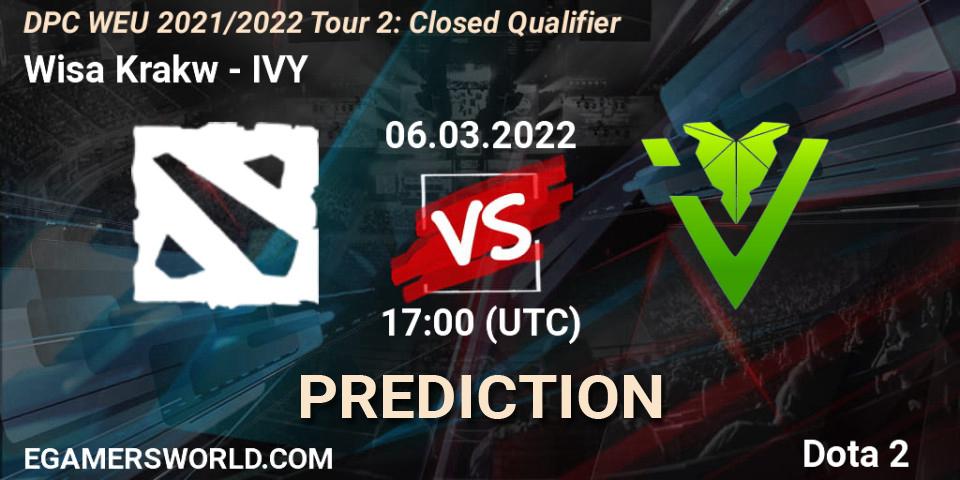 Pronóstico Wisła Kraków - IVY. 06.03.2022 at 17:00, Dota 2, DPC WEU 2021/2022 Tour 2: Closed Qualifier