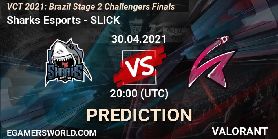 Pronóstico Sharks Esports - SLICK. 30.04.2021 at 19:00, VALORANT, VCT 2021: Brazil Stage 2 Challengers Finals