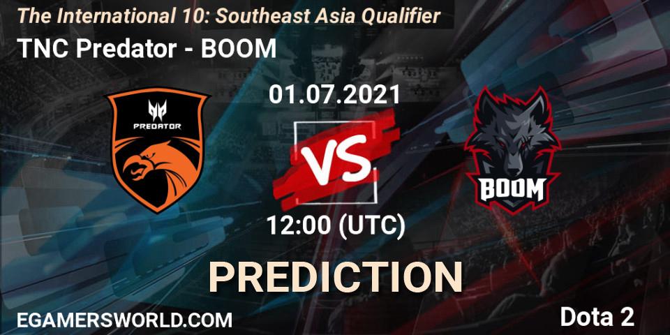 Pronóstico TNC Predator - BOOM. 01.07.2021 at 12:02, Dota 2, The International 10: Southeast Asia Qualifier