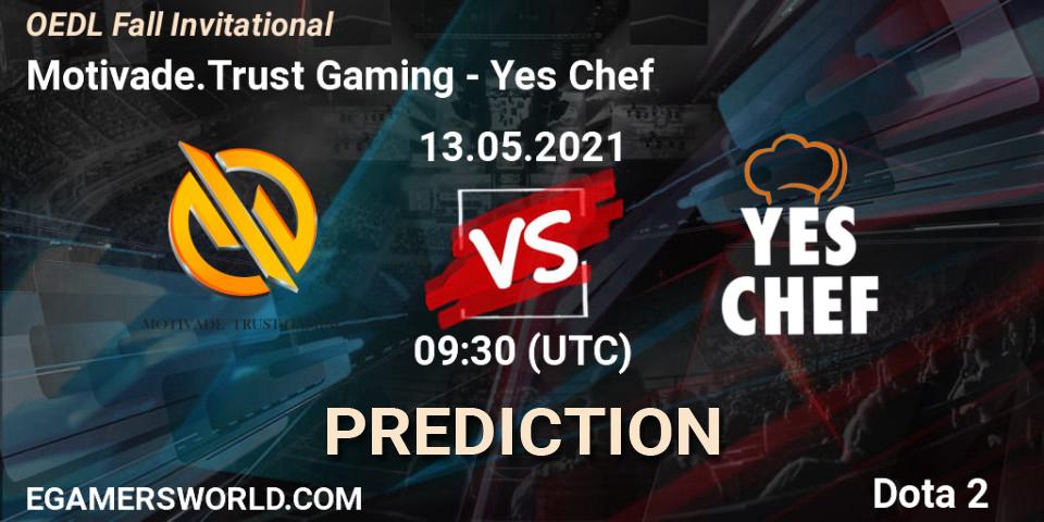 Pronóstico Motivade.Trust Gaming - Yes Chef. 13.05.2021 at 08:45, Dota 2, OEDL Fall Invitational