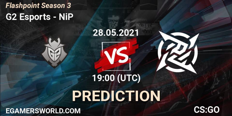 Pronóstico G2 Esports - NiP. 28.05.2021 at 19:00, Counter-Strike (CS2), Flashpoint Season 3