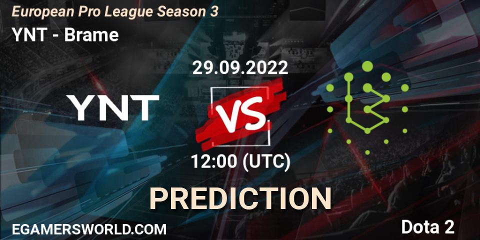 Pronóstico YNT - Monaspa. 29.09.2022 at 12:06, Dota 2, European Pro League Season 3 