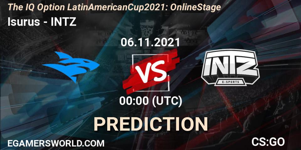 Pronóstico Isurus - INTZ. 06.11.2021 at 00:00, Counter-Strike (CS2), The IQ Option Latin American Cup 2021: Online Stage