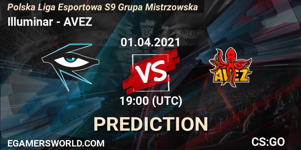Pronóstico Illuminar - AVEZ. 01.04.2021 at 19:00, Counter-Strike (CS2), Polska Liga Esportowa S9 Grupa Mistrzowska