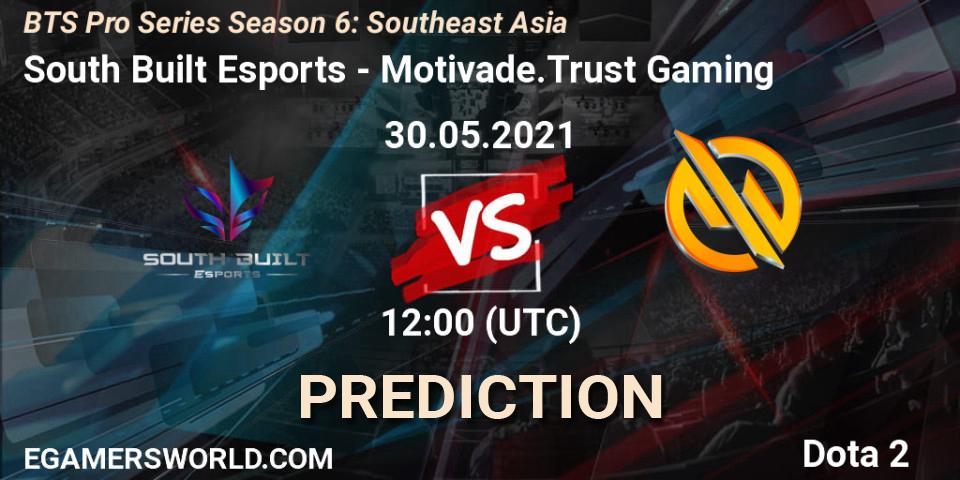 Pronóstico South Built Esports - Motivade.Trust Gaming. 30.05.2021 at 12:44, Dota 2, BTS Pro Series Season 6: Southeast Asia