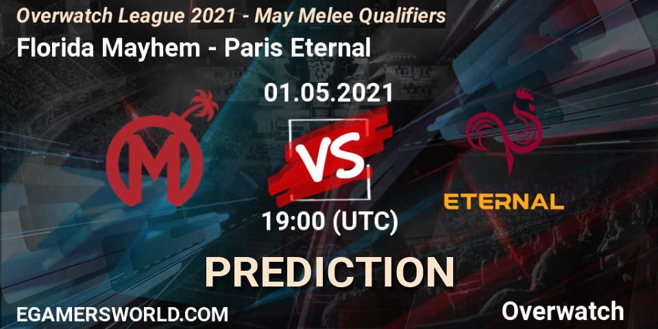 Pronóstico Florida Mayhem - Paris Eternal. 01.05.2021 at 19:00, Overwatch, Overwatch League 2021 - May Melee Qualifiers