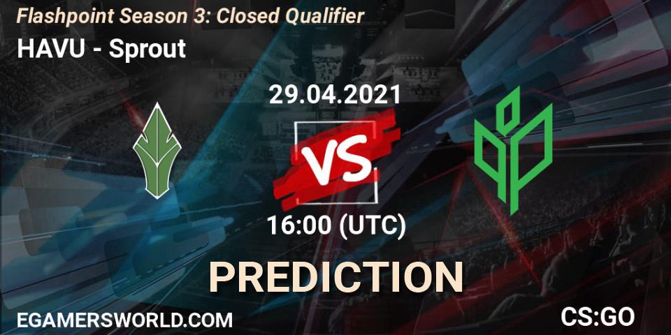 Pronóstico HAVU - Sprout. 29.04.2021 at 16:00, Counter-Strike (CS2), Flashpoint Season 3: Closed Qualifier
