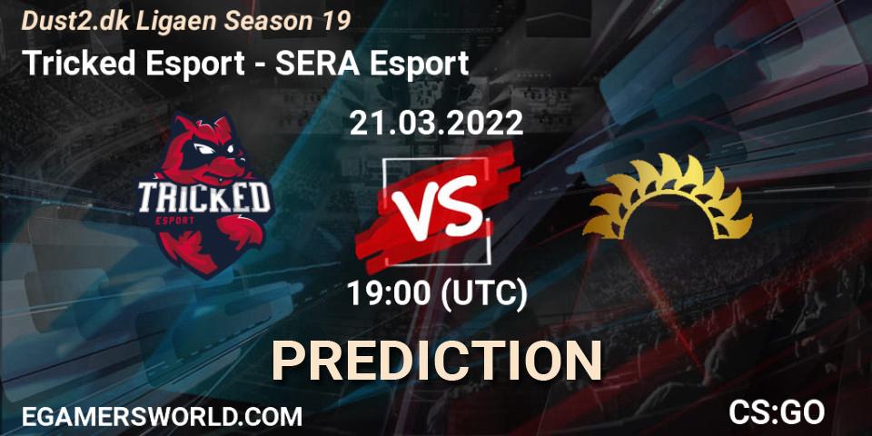 Pronóstico Tricked Esport - SERA Esport. 21.03.2022 at 19:00, Counter-Strike (CS2), Dust2.dk Ligaen Season 19