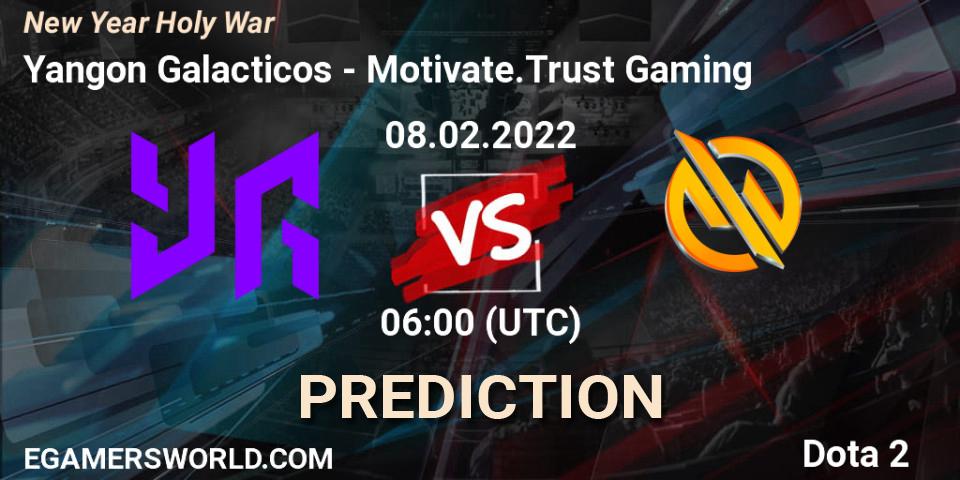 Pronóstico Yangon Galacticos - Motivate.Trust Gaming. 06.02.2022 at 10:56, Dota 2, New Year Holy War