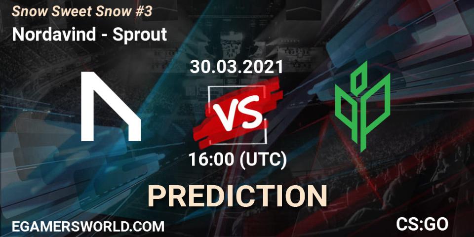 Pronóstico Nordavind - Sprout. 30.03.2021 at 16:00, Counter-Strike (CS2), Snow Sweet Snow #3