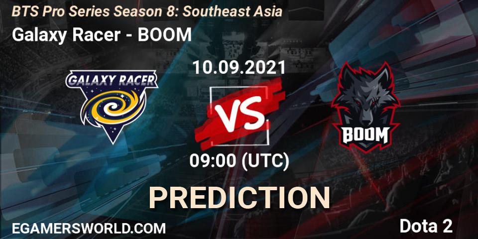 Pronóstico Galaxy Racer - BOOM. 10.09.2021 at 09:09, Dota 2, BTS Pro Series Season 8: Southeast Asia