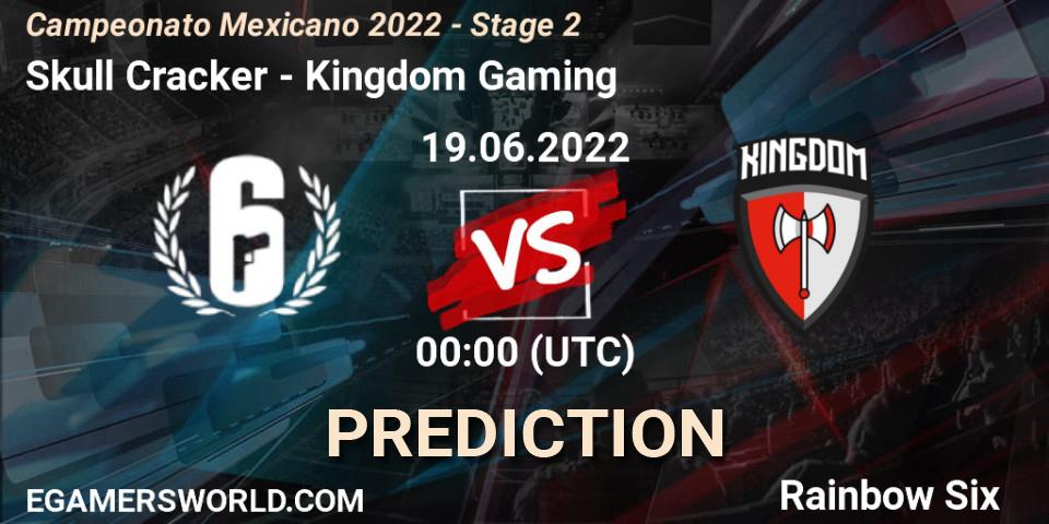 Pronóstico Skull Cracker - Kingdom Gaming. 19.06.2022 at 01:00, Rainbow Six, Campeonato Mexicano 2022 - Stage 2