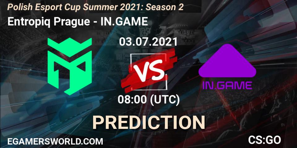 Pronóstico Entropiq Prague - IN.GAME. 03.07.2021 at 08:00, Counter-Strike (CS2), Polish Esport Cup Summer 2021: Season 2