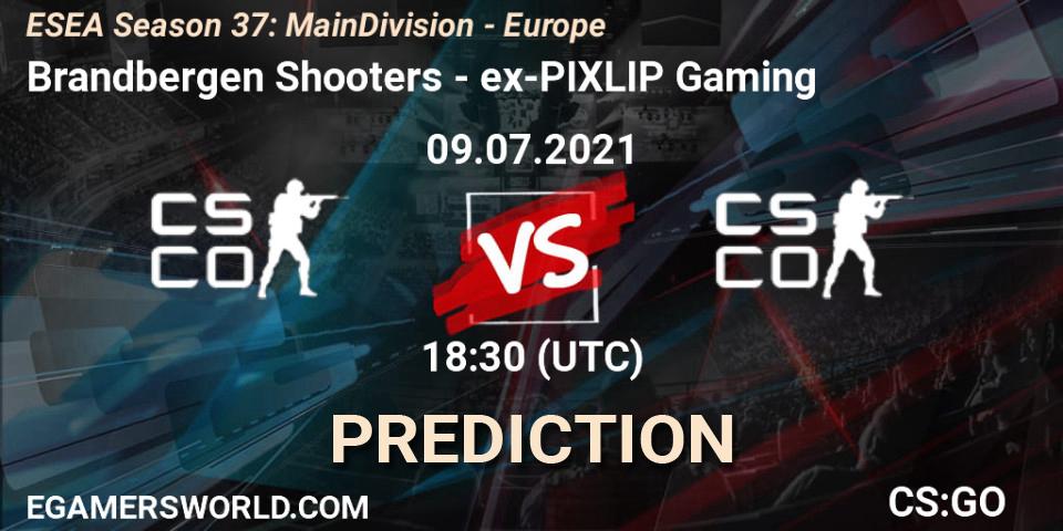 Pronóstico Brandbergen Shooters - ex-PIXLIP Gaming. 09.07.2021 at 18:30, Counter-Strike (CS2), ESEA Season 37: Main Division - Europe