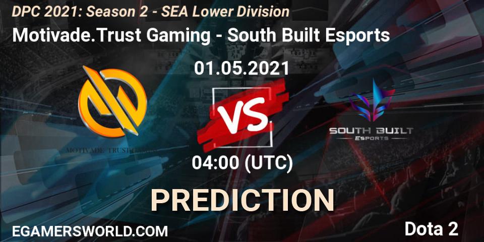 Pronóstico Motivade.Trust Gaming - South Built Esports. 01.05.2021 at 04:06, Dota 2, DPC 2021: Season 2 - SEA Lower Division