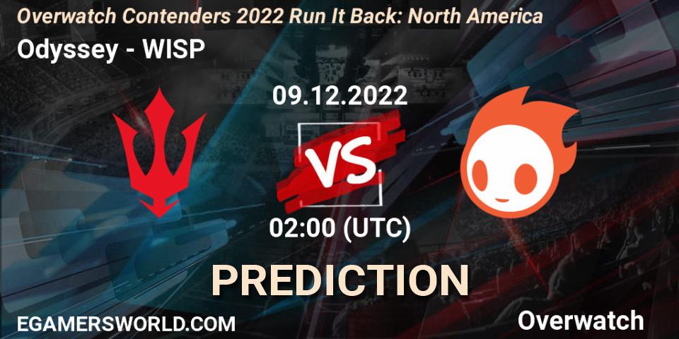 Pronóstico Odyssey - WISP. 09.12.2022 at 02:00, Overwatch, Overwatch Contenders 2022 Run It Back: North America